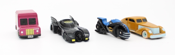 Vintage, DC. Batman The Animated Series,  4 teiliges Modellautos-Set